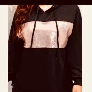 Rose gold fancy hoodie